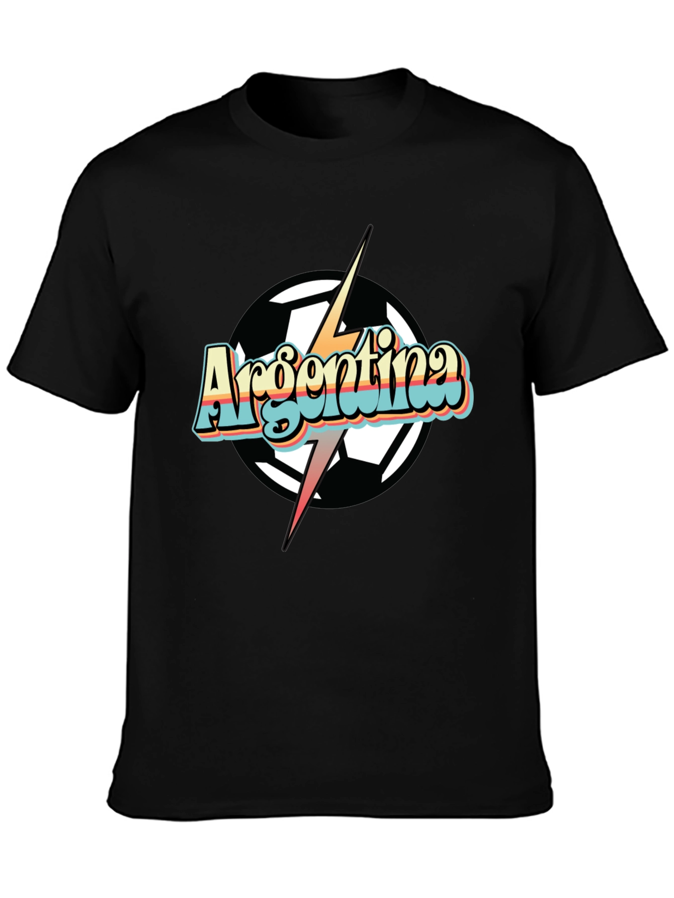 Argentina Soccer T-Shirt Retro Football Fan Tee