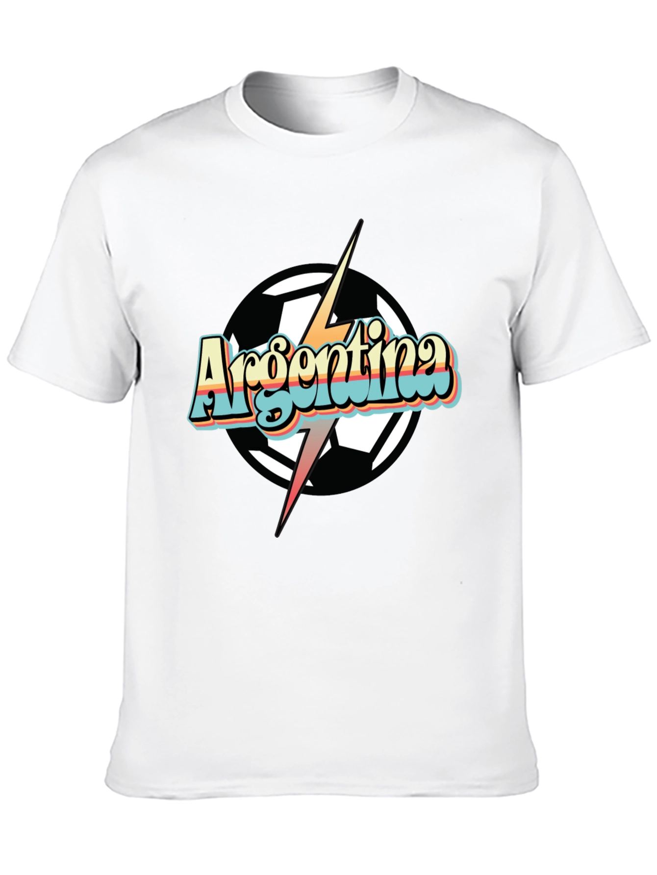 Argentina Soccer T-Shirt Retro Football Fan Tee