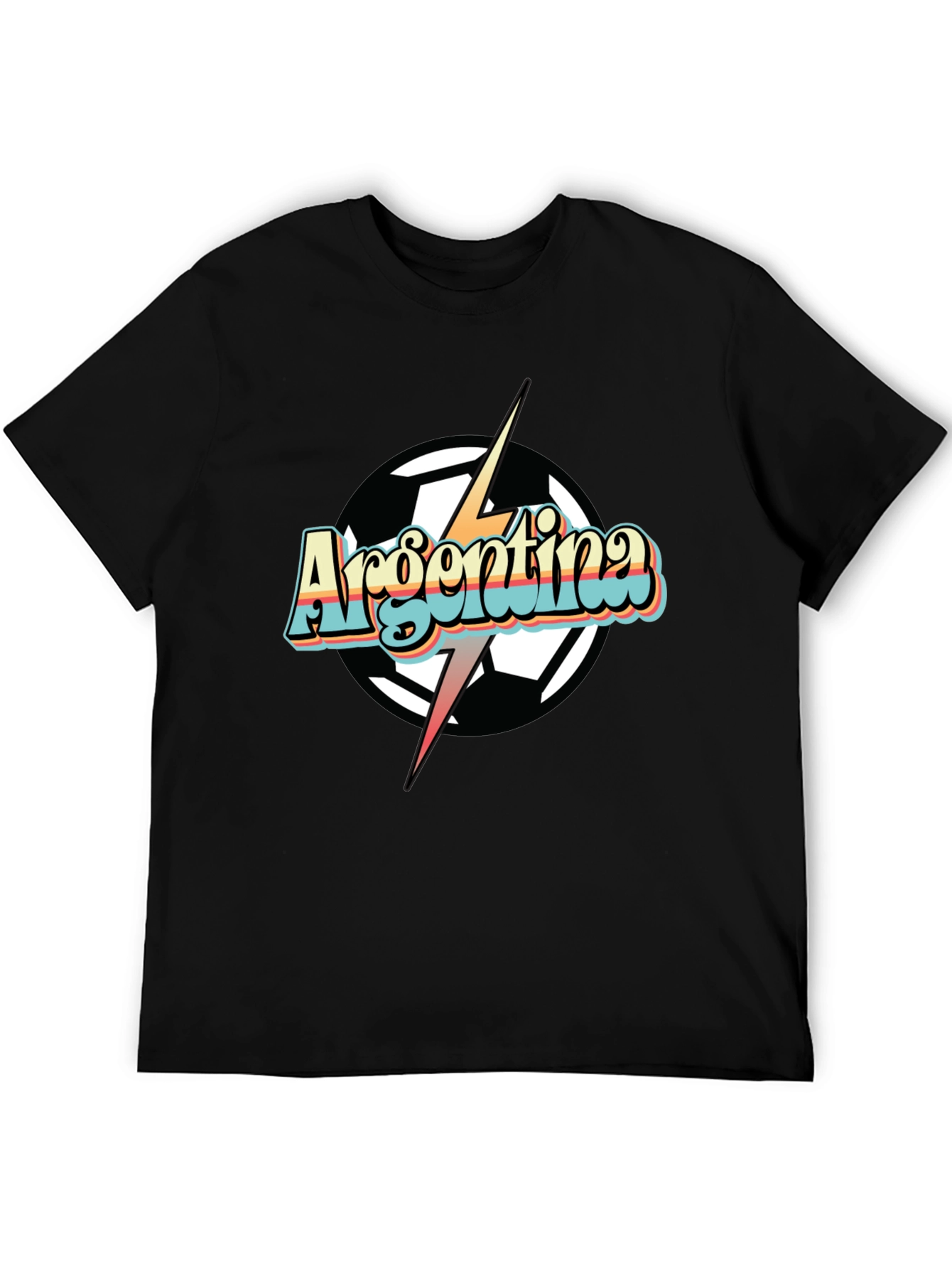 Argentina Soccer T-Shirt Retro Football Fan Tee