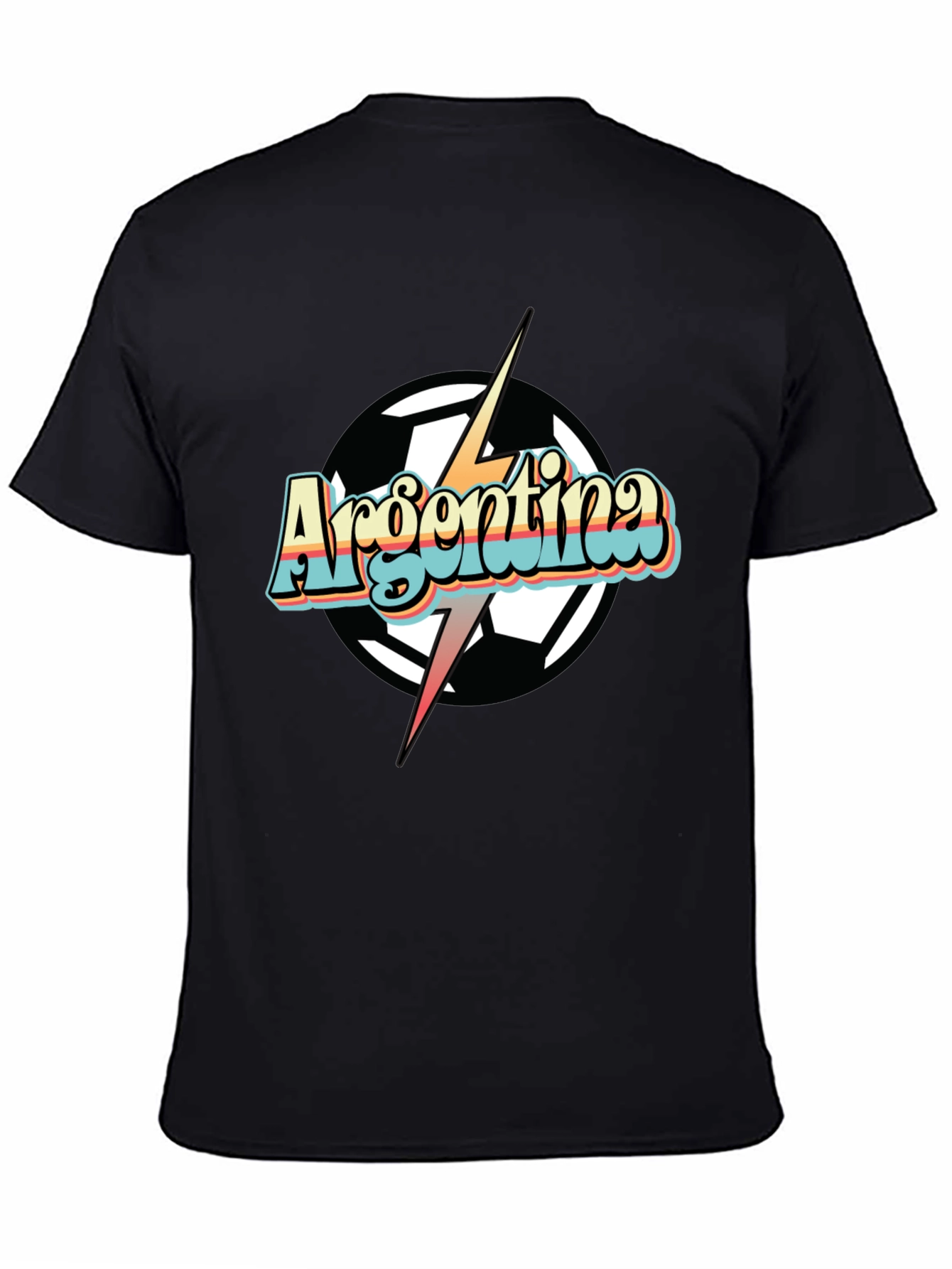 Argentina Soccer T-Shirt Retro Football Fan Tee