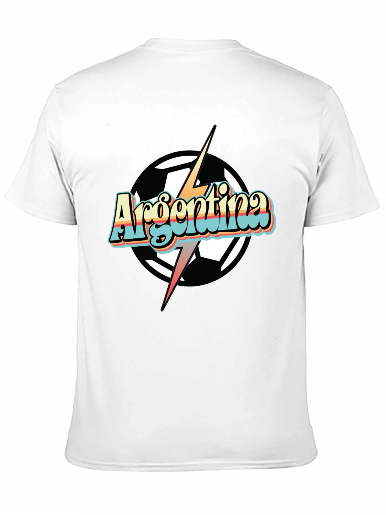 Argentina Soccer T-Shirt Retro Football Fan Tee