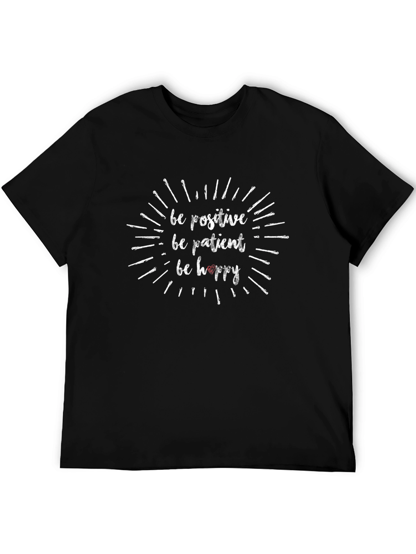 Be Positive T-Shirt - Motivational Graphic Tee
