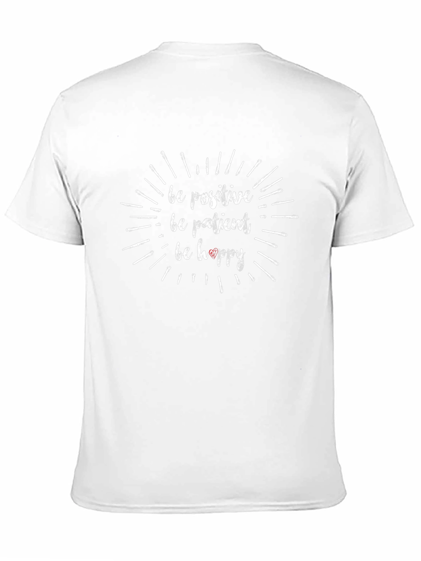 Be Positive T-Shirt - Motivational Graphic Tee