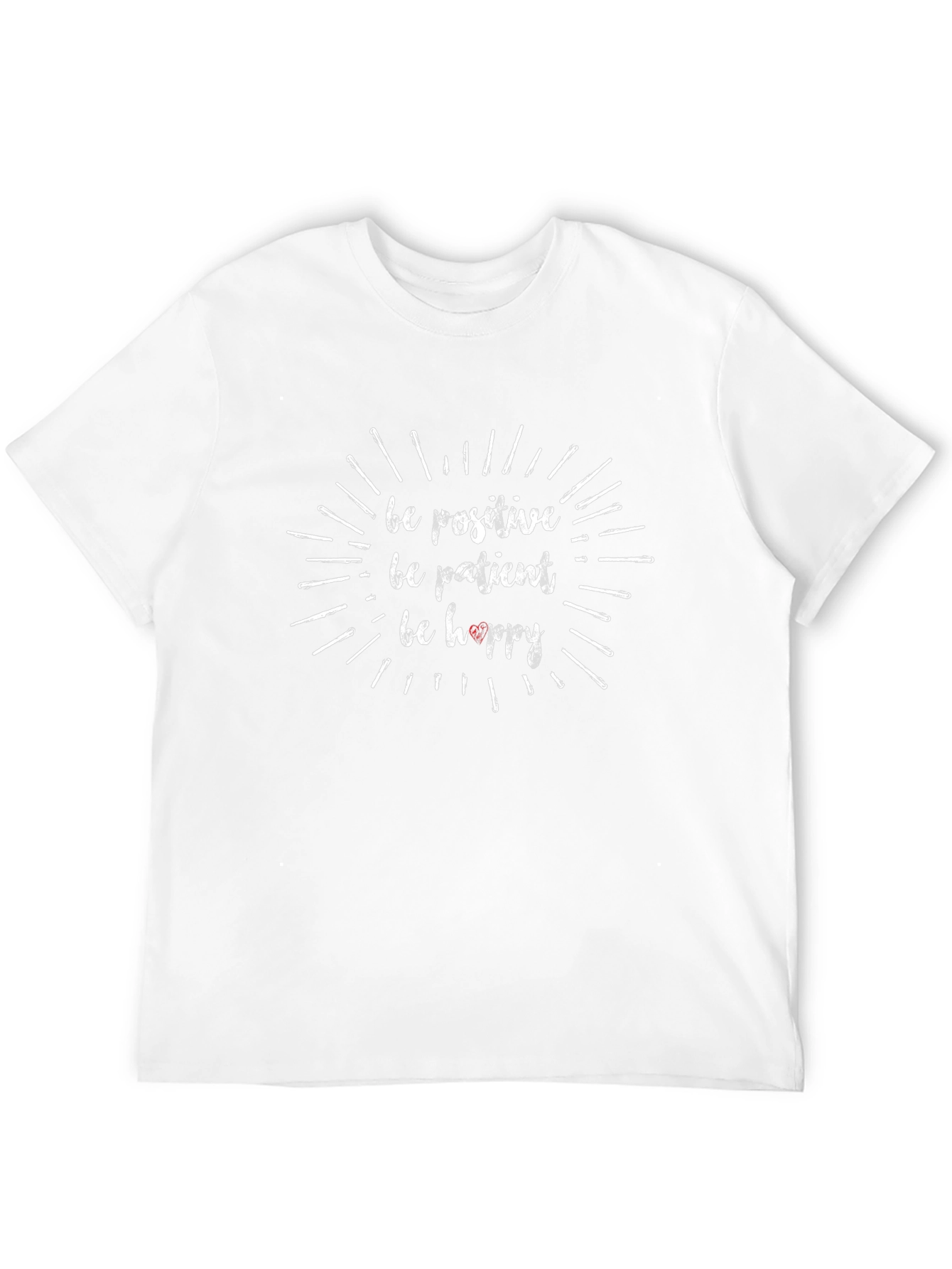 Be Positive T-Shirt - Motivational Graphic Tee