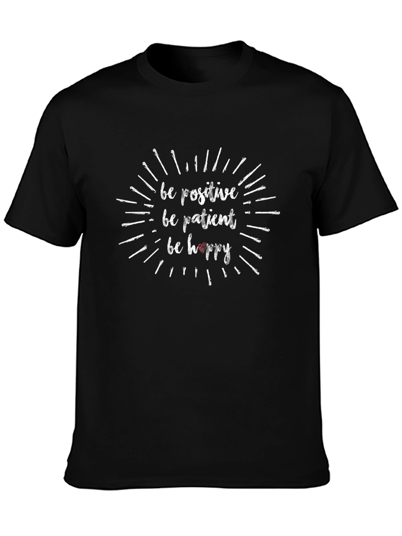 Be Positive T-Shirt - Motivational Graphic Tee