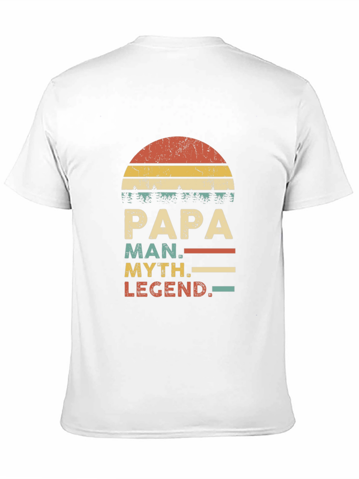 Papa Man Myth Legend Graphic T-Shirt