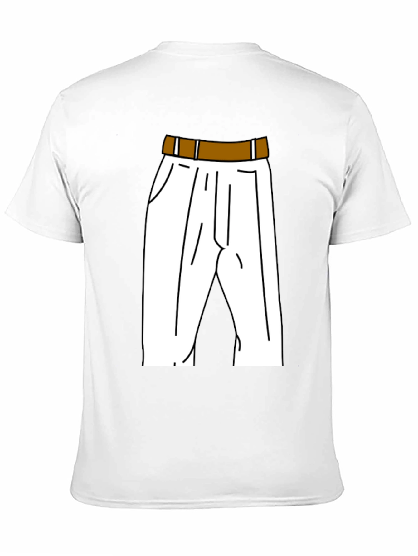Funny Pants T-Shirt - Cartoon Style Apparel