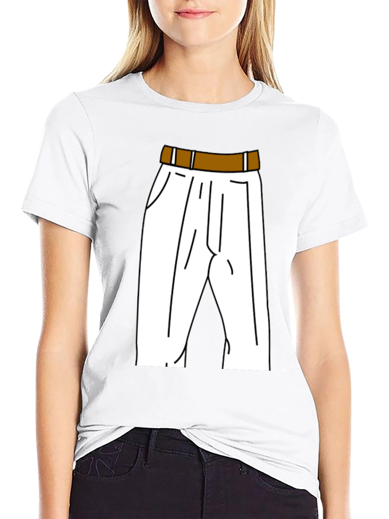 Funny Pants T-Shirt - Cartoon Style Apparel