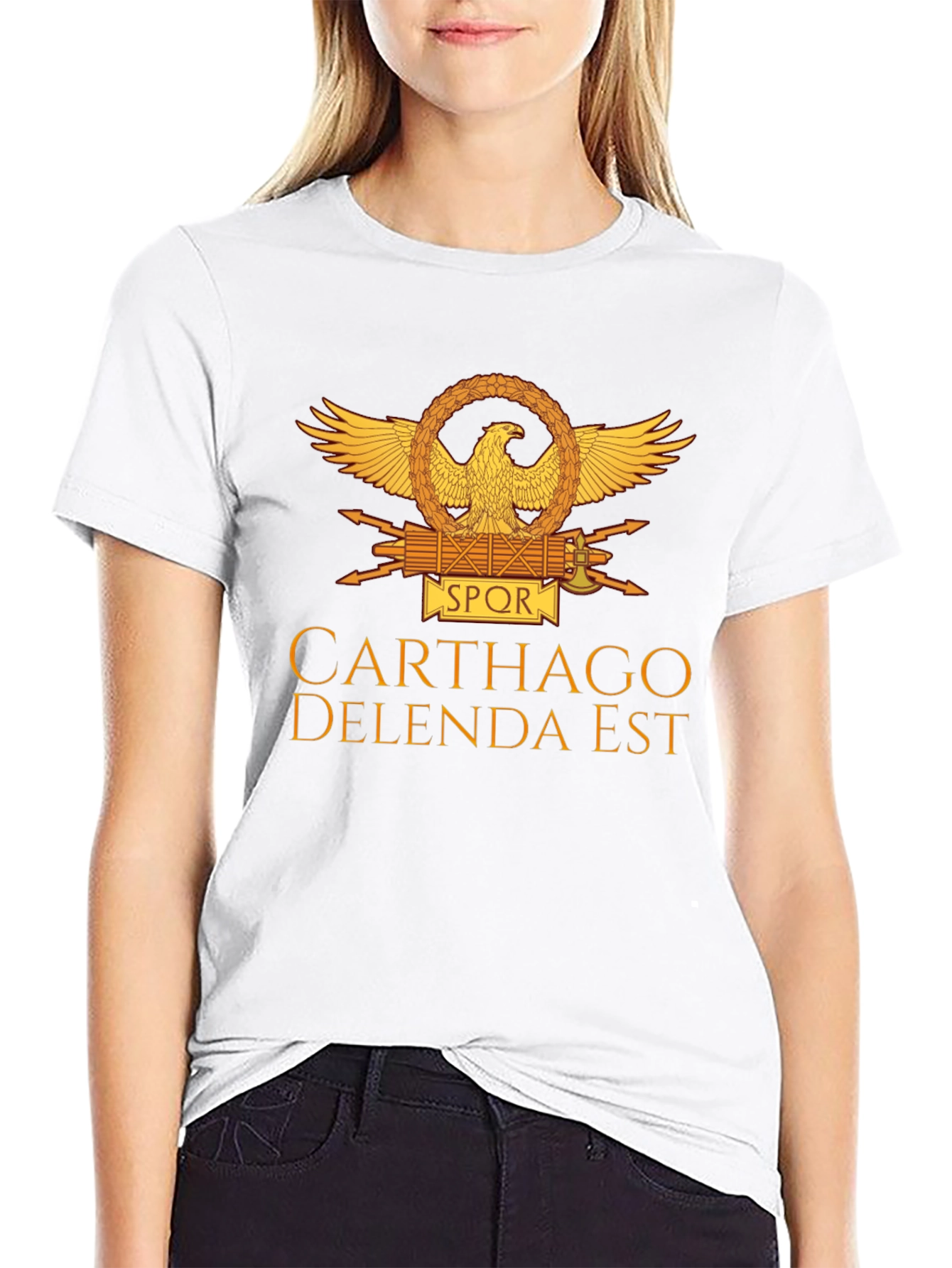 Carthago Delenda Est T-Shirt - Black Roman Empire Tee