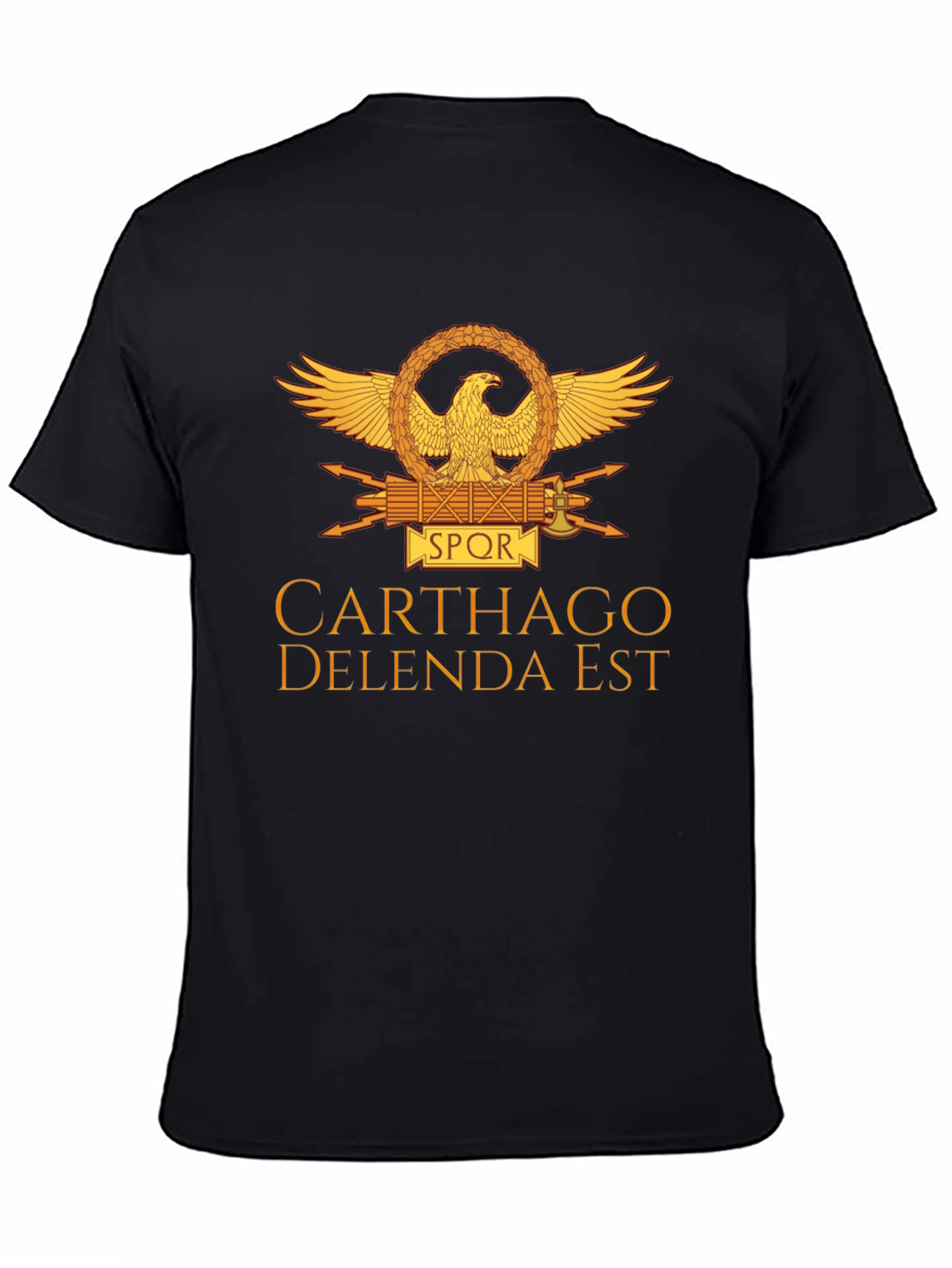 Carthago Delenda Est T-Shirt - Black Roman Empire Tee