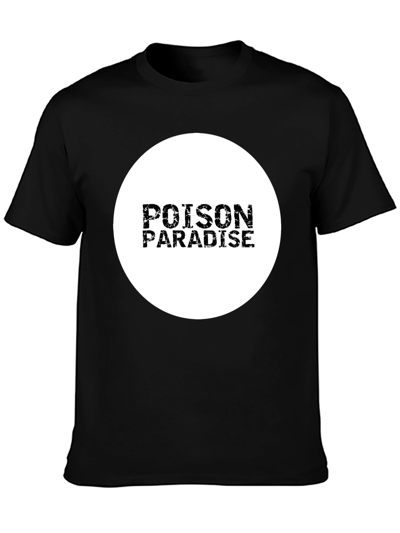 Poison Paradise Black T-Shirt - Stylish Graphic Tee