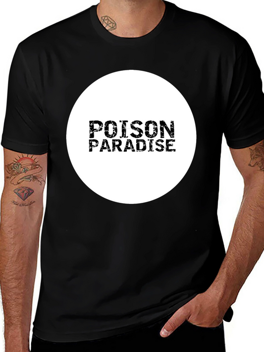 Poison Paradise Black T-Shirt - Stylish Graphic Tee
