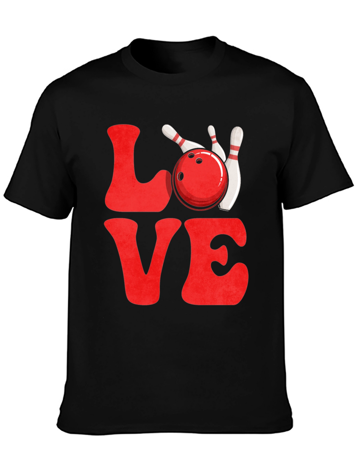 Love Bowling Graphic T-Shirt