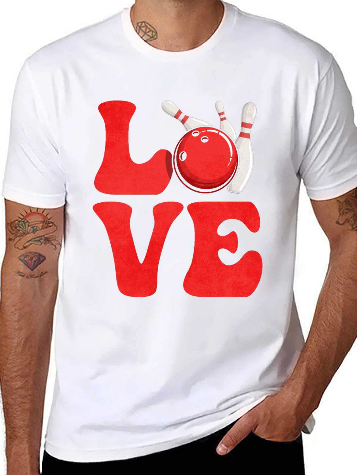 Love Bowling Graphic T-Shirt