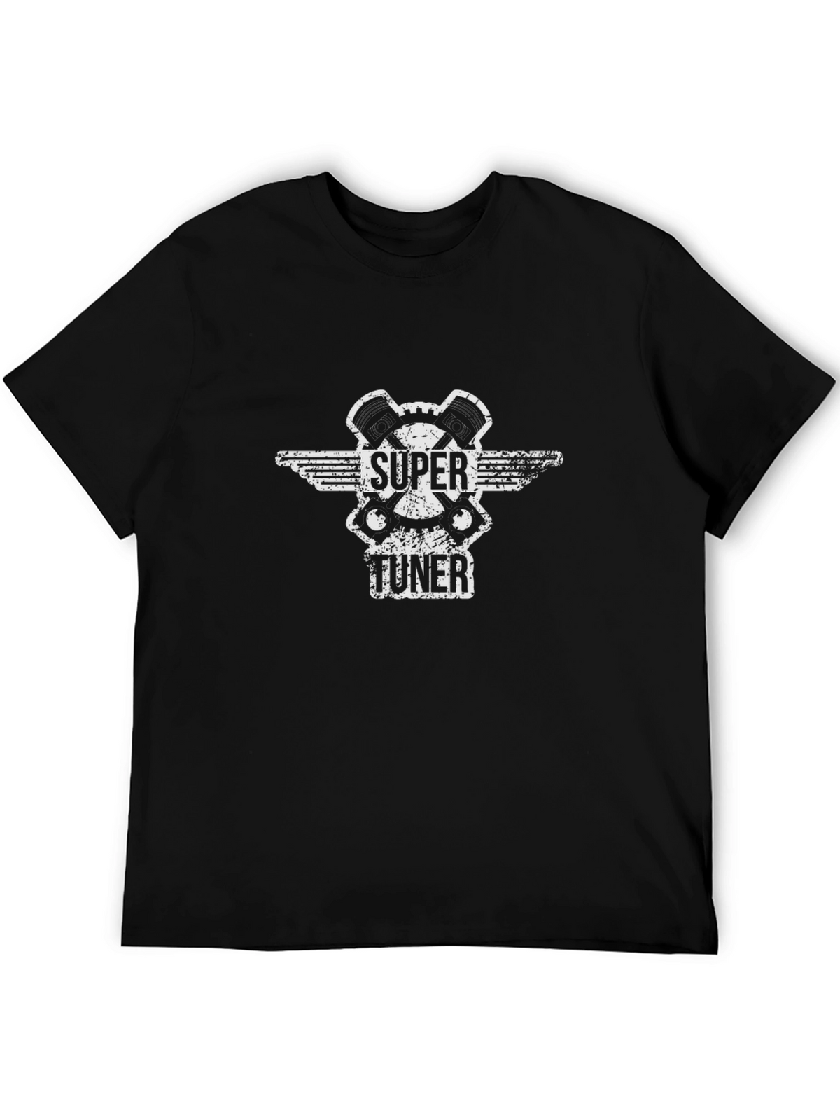 Super Tuner Graphic T-Shirt - Black