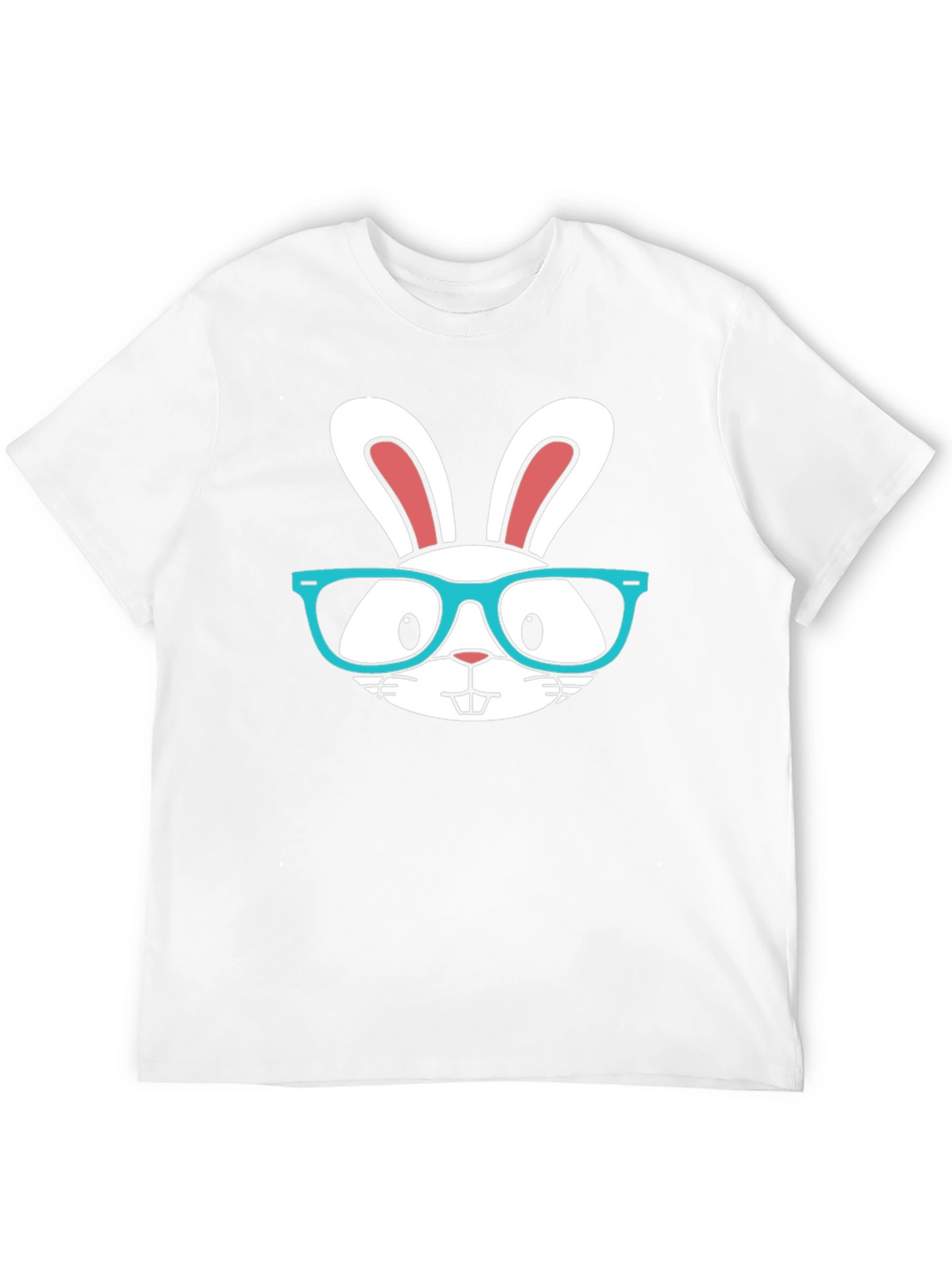 Funny Easter Bunny T-Shirt with Glasses