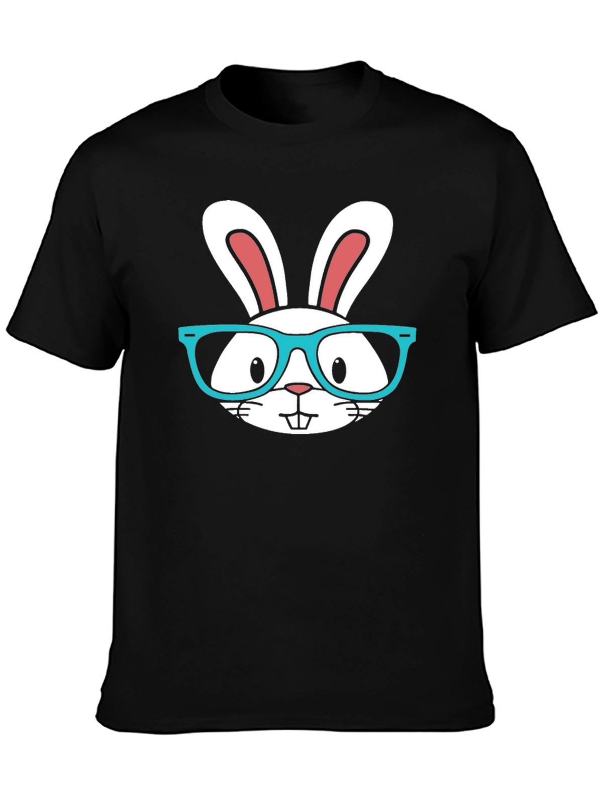 Funny Easter Bunny T-Shirt with Glasses