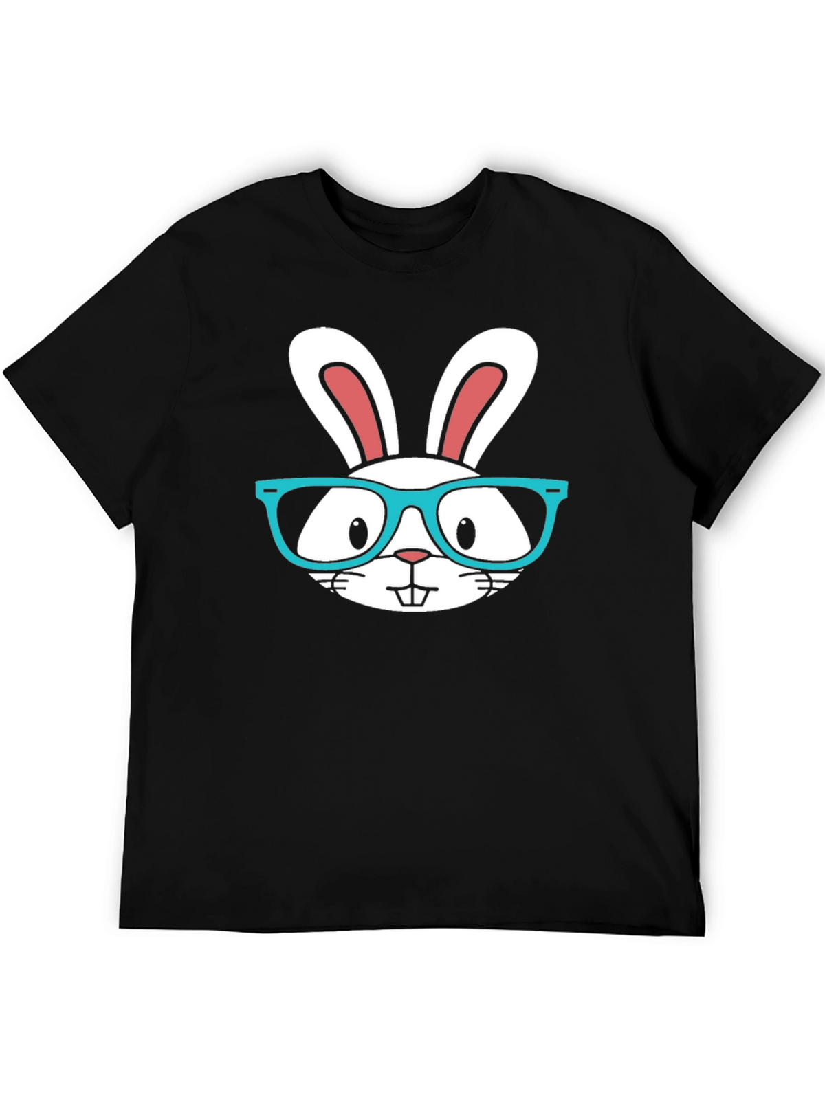 Funny Easter Bunny T-Shirt with Glasses