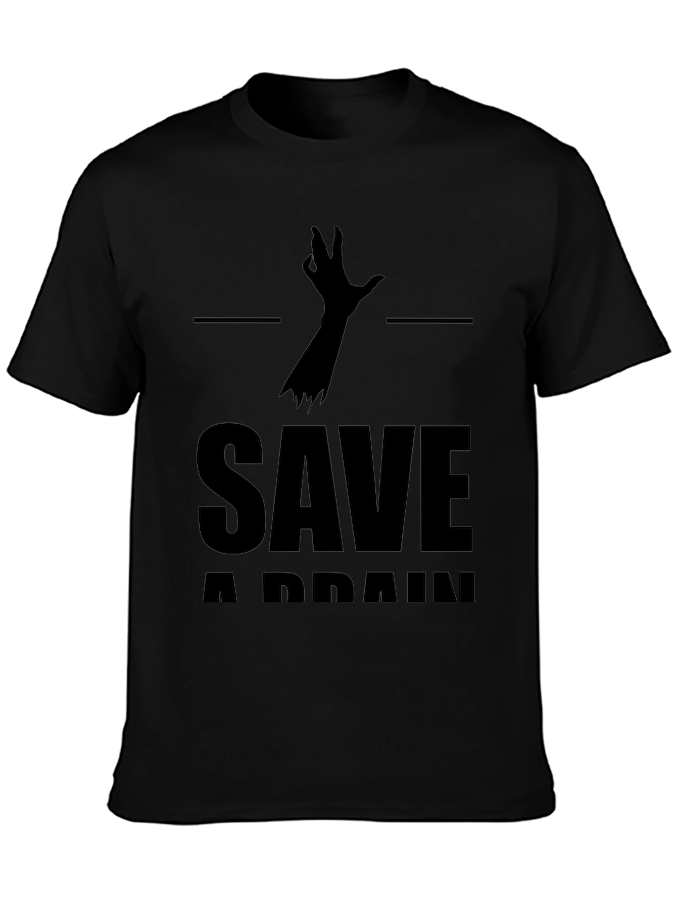 Save a Brain T-Shirt - Zombie Humor Tee
