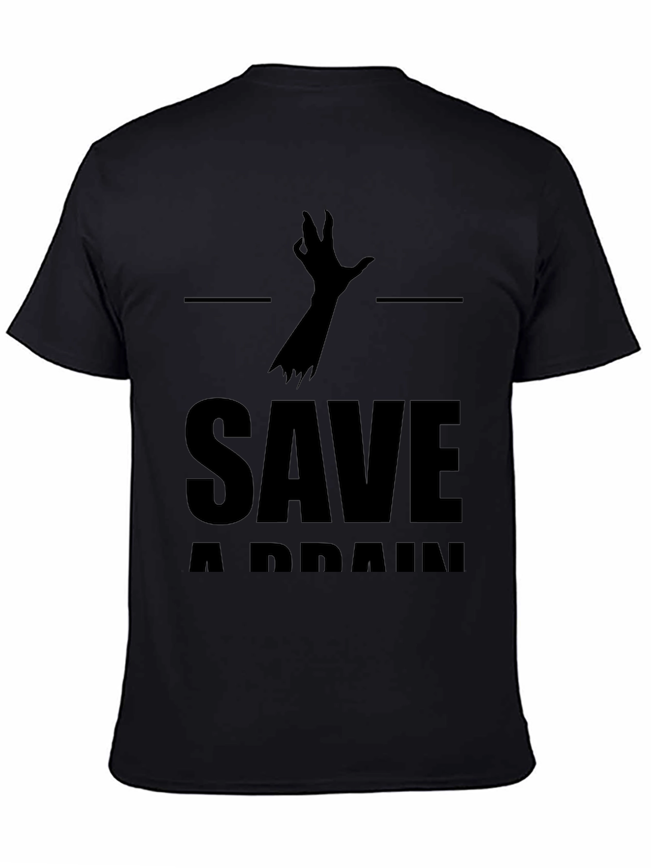 Save a Brain T-Shirt - Zombie Humor Tee
