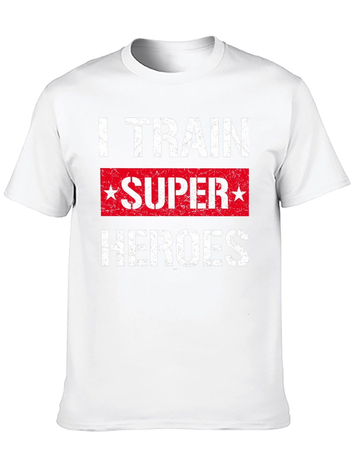 I Train Super Heroes T-Shirt - Black