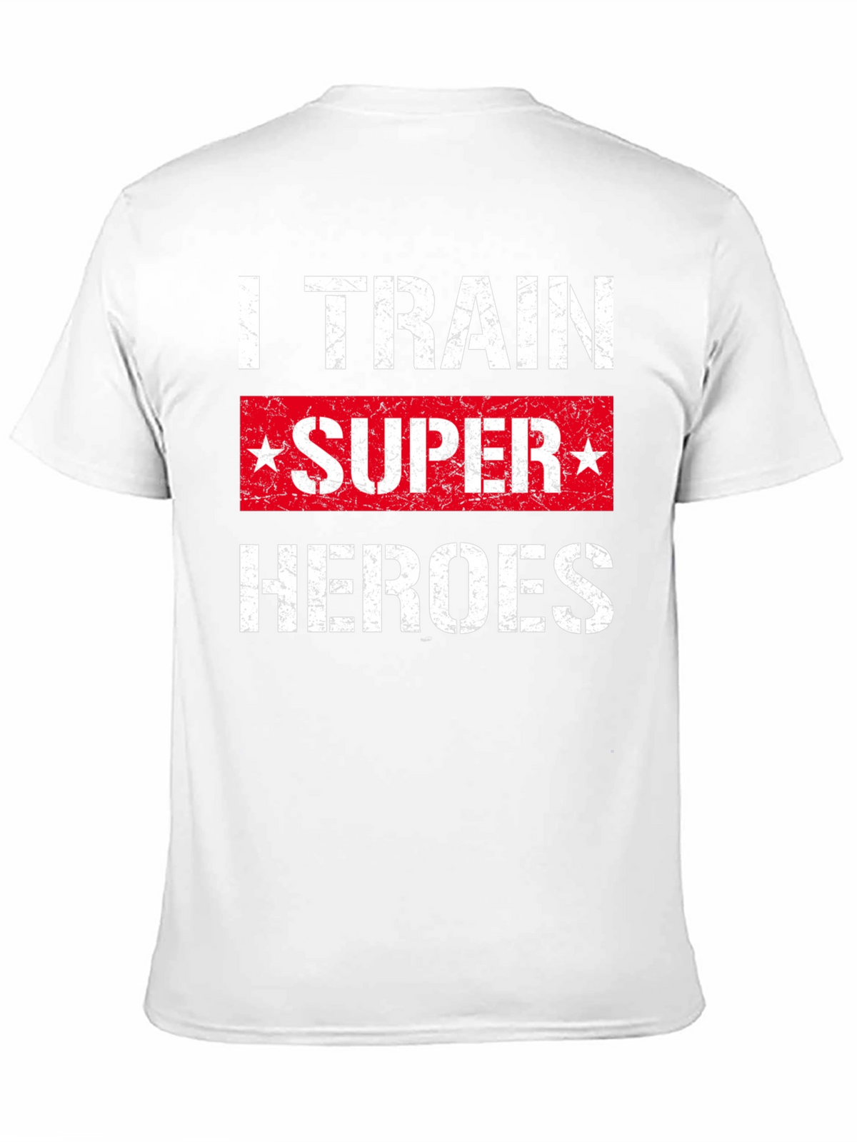 I Train Super Heroes T-Shirt - Black