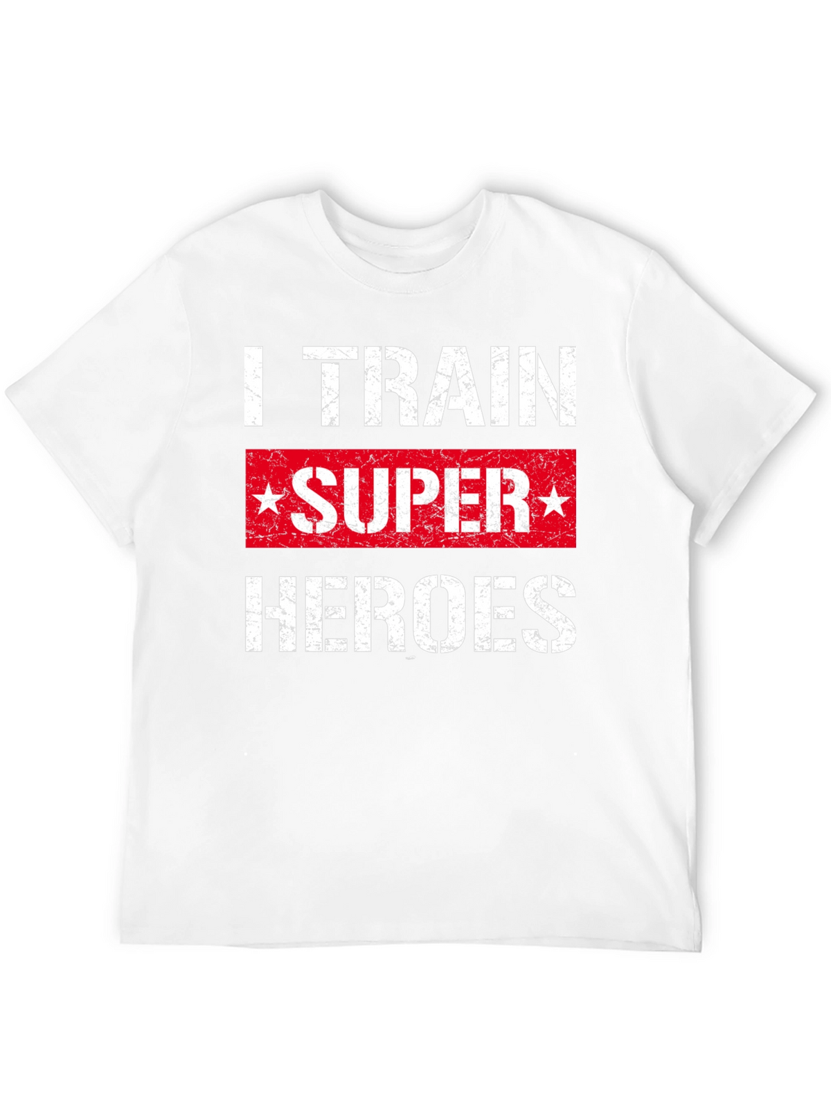 I Train Super Heroes T-Shirt - Black