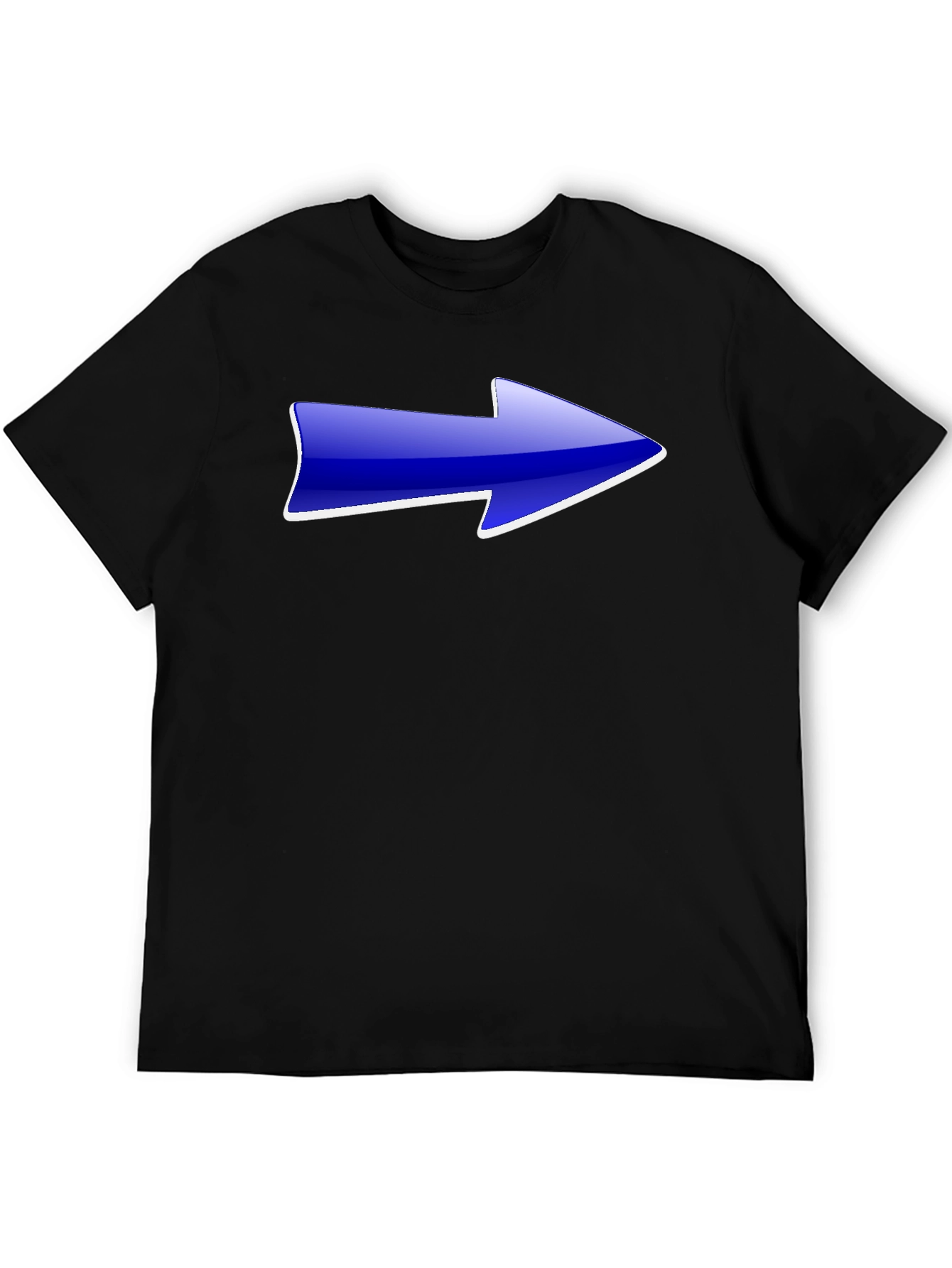 Arrow Graphic Black T-Shirt