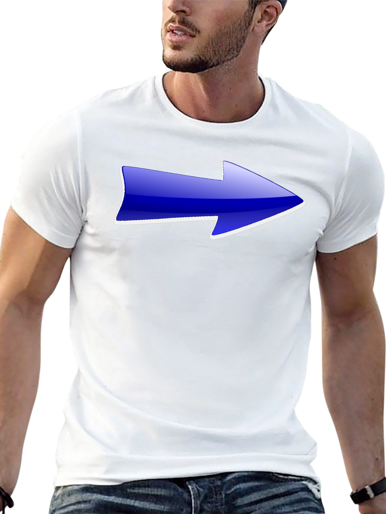 Arrow Graphic Black T-Shirt