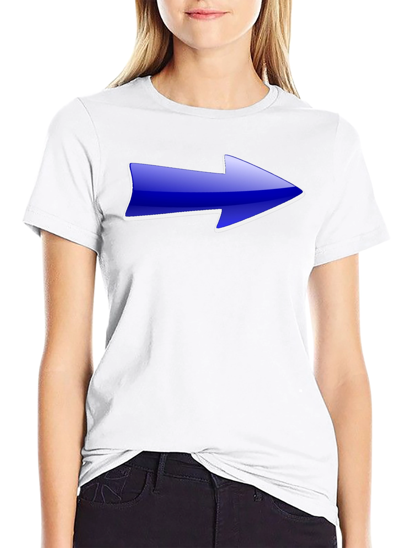Arrow Graphic Black T-Shirt