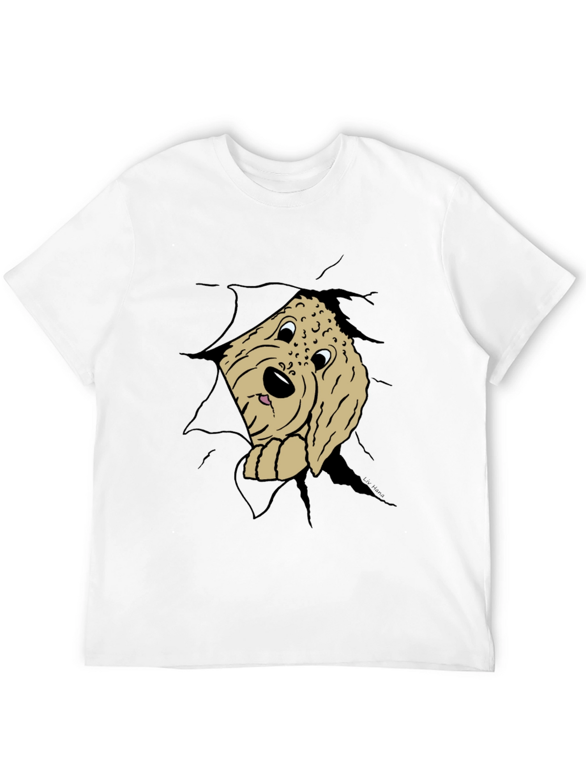 Dog Peek-a-Boo T-Shirt