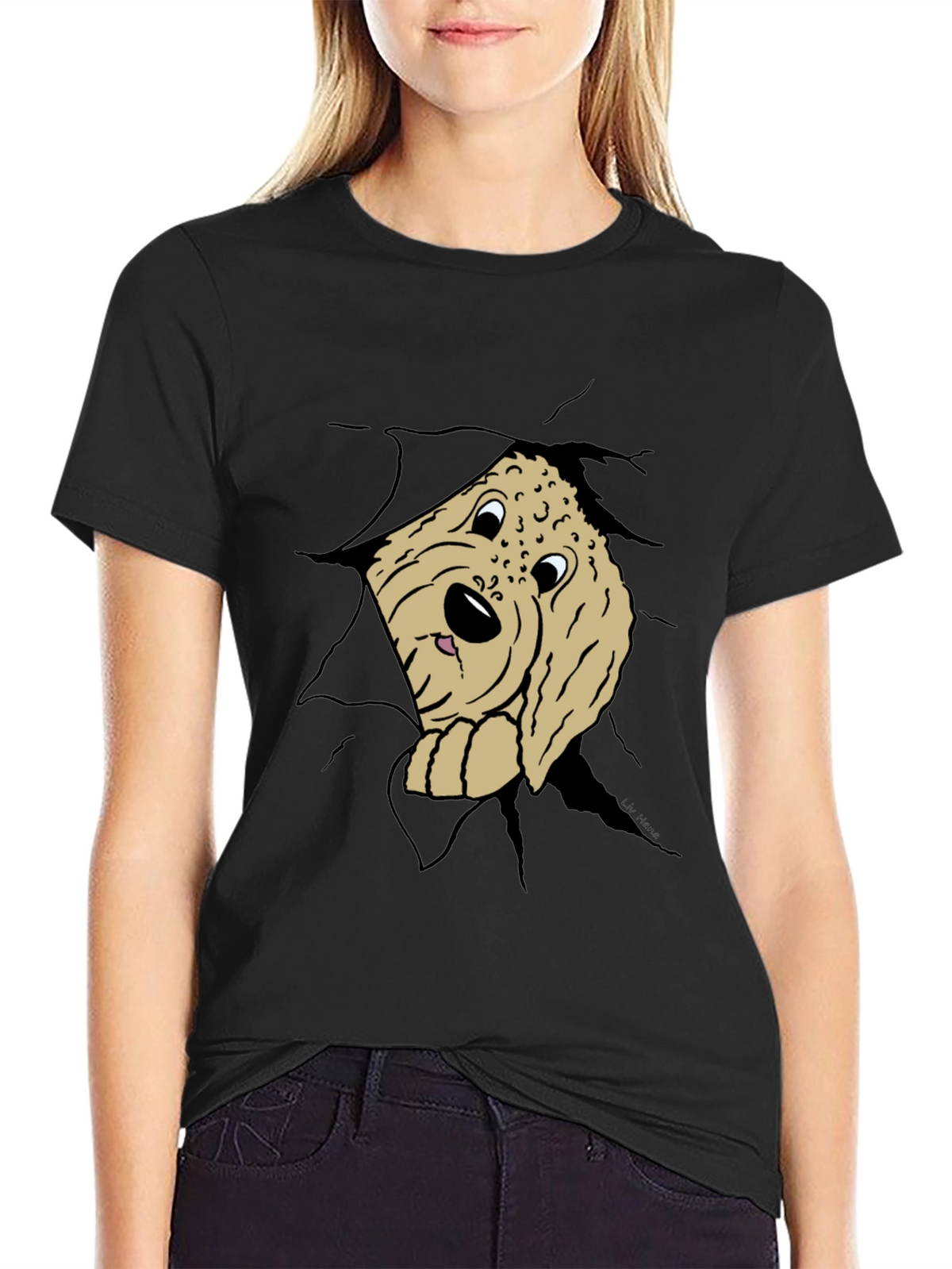 Dog Peek-a-Boo T-Shirt