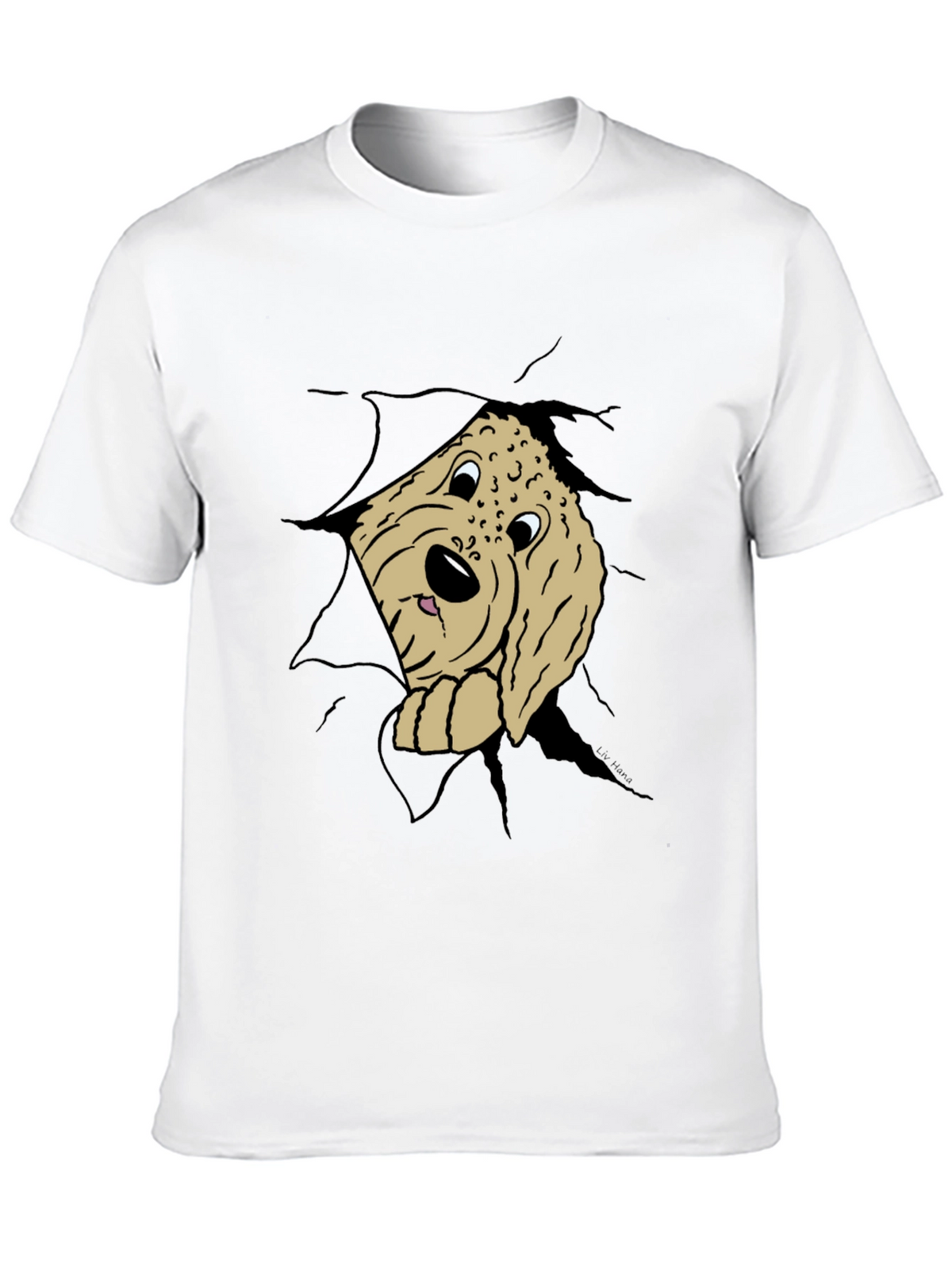 Dog Peek-a-Boo T-Shirt