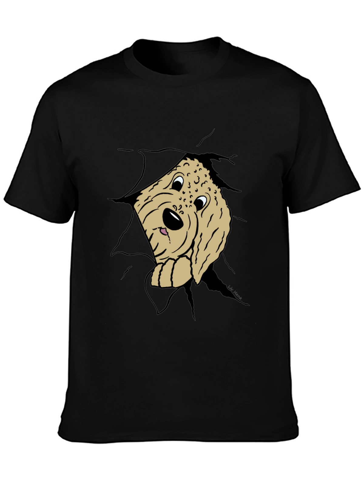 Dog Peek-a-Boo T-Shirt