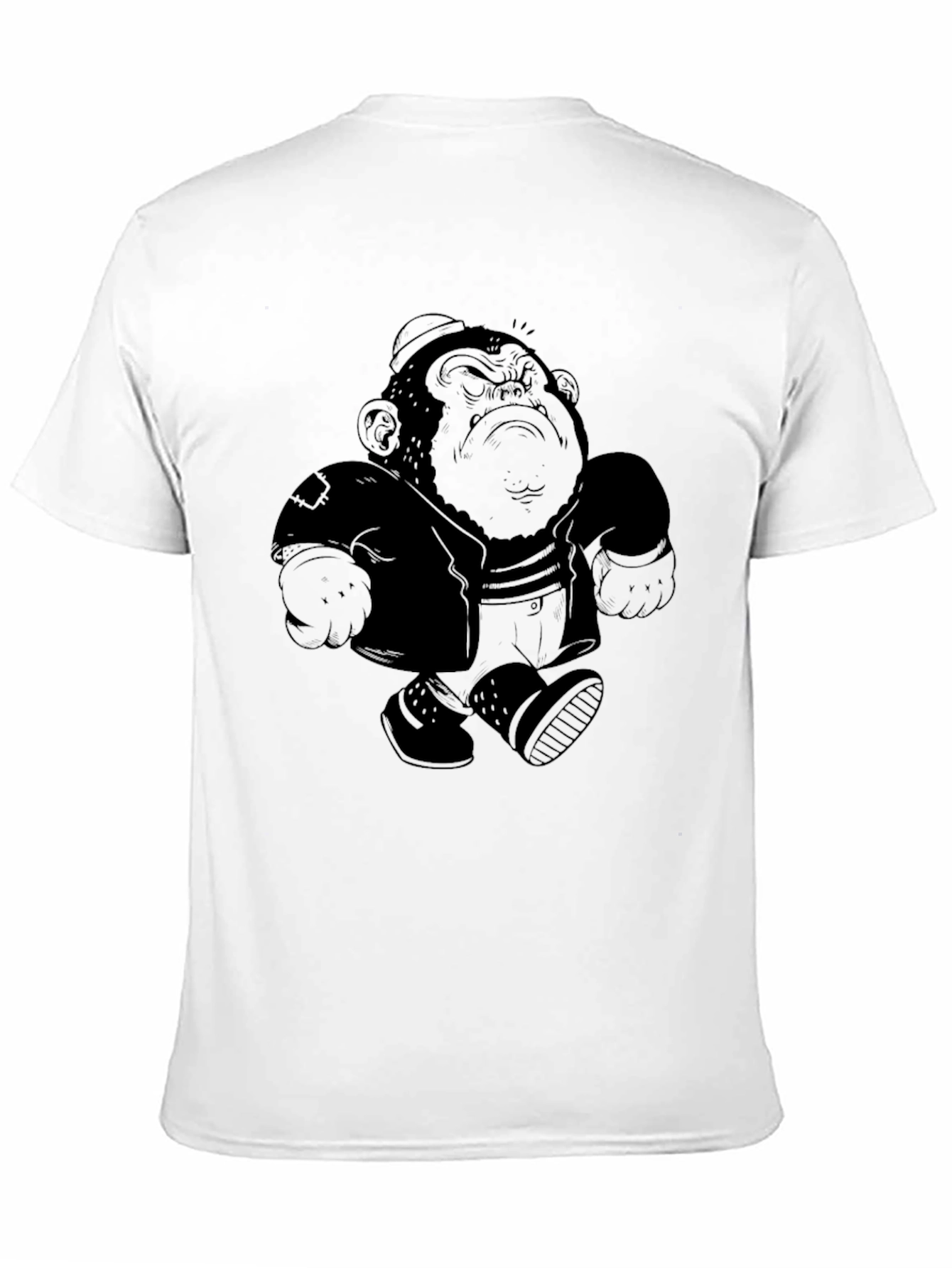 Cool Monkey Graphic Tee - Mens Black T-Shirt