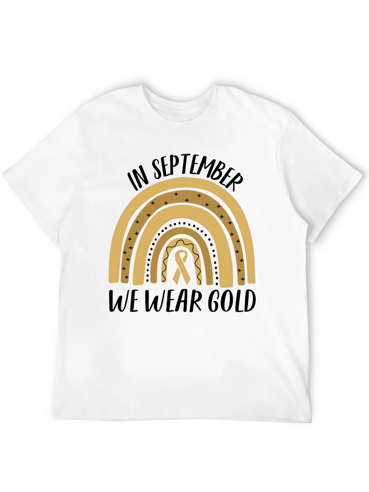 In September We Wear Gold Awareness T-Shirt