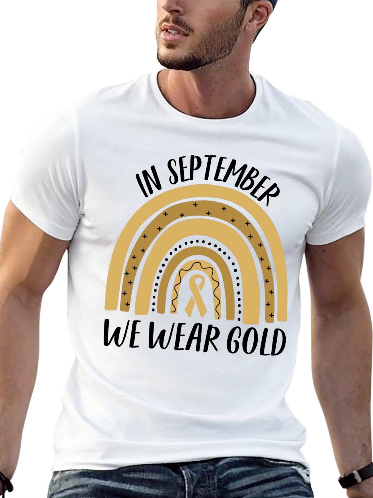 In September We Wear Gold Awareness T-Shirt