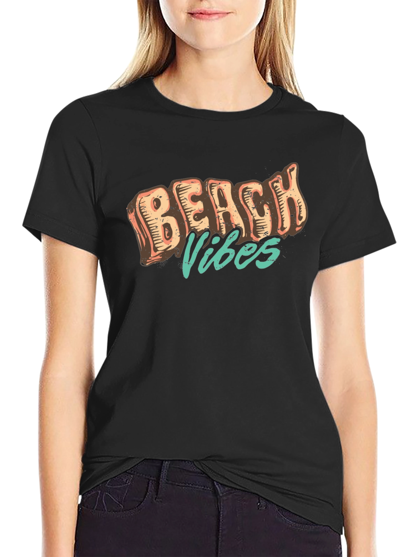 Retro Beach Vibes Graphic T-Shirt