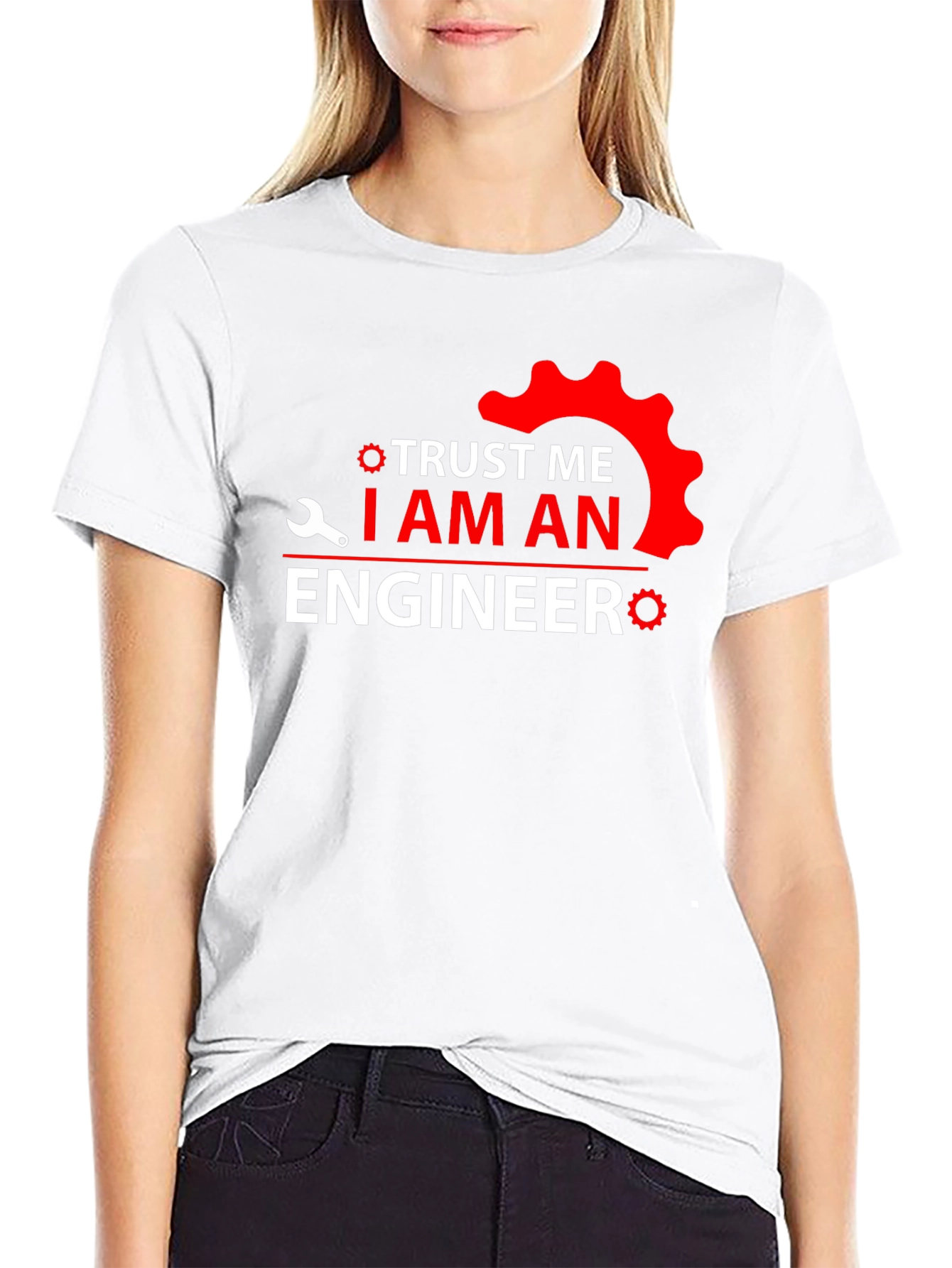 Trust Me I Am An Engineer T-Shirt - Black