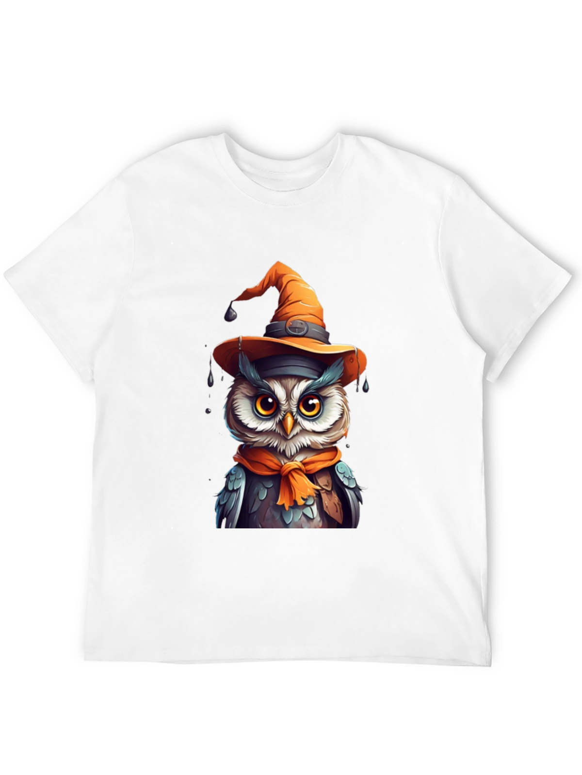 Halloween Owl T-Shirt - Witch Hat