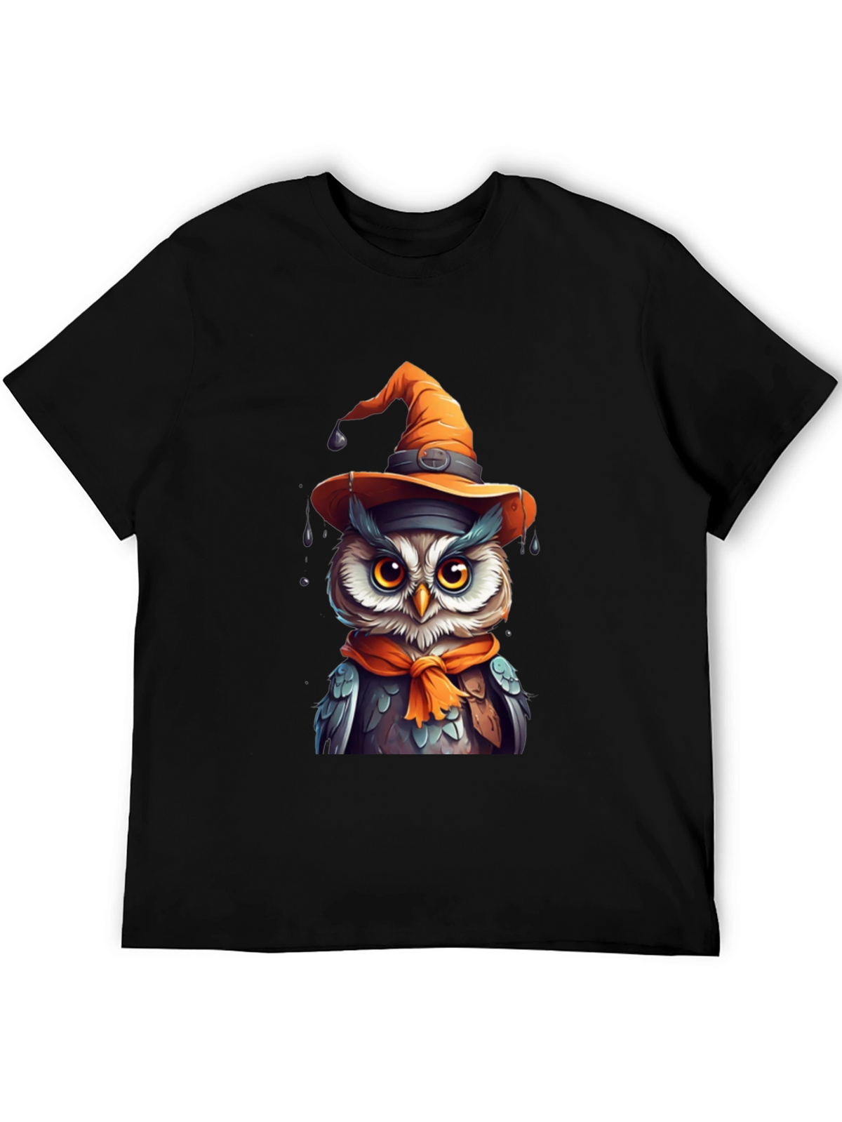 Halloween Owl T-Shirt - Witch Hat