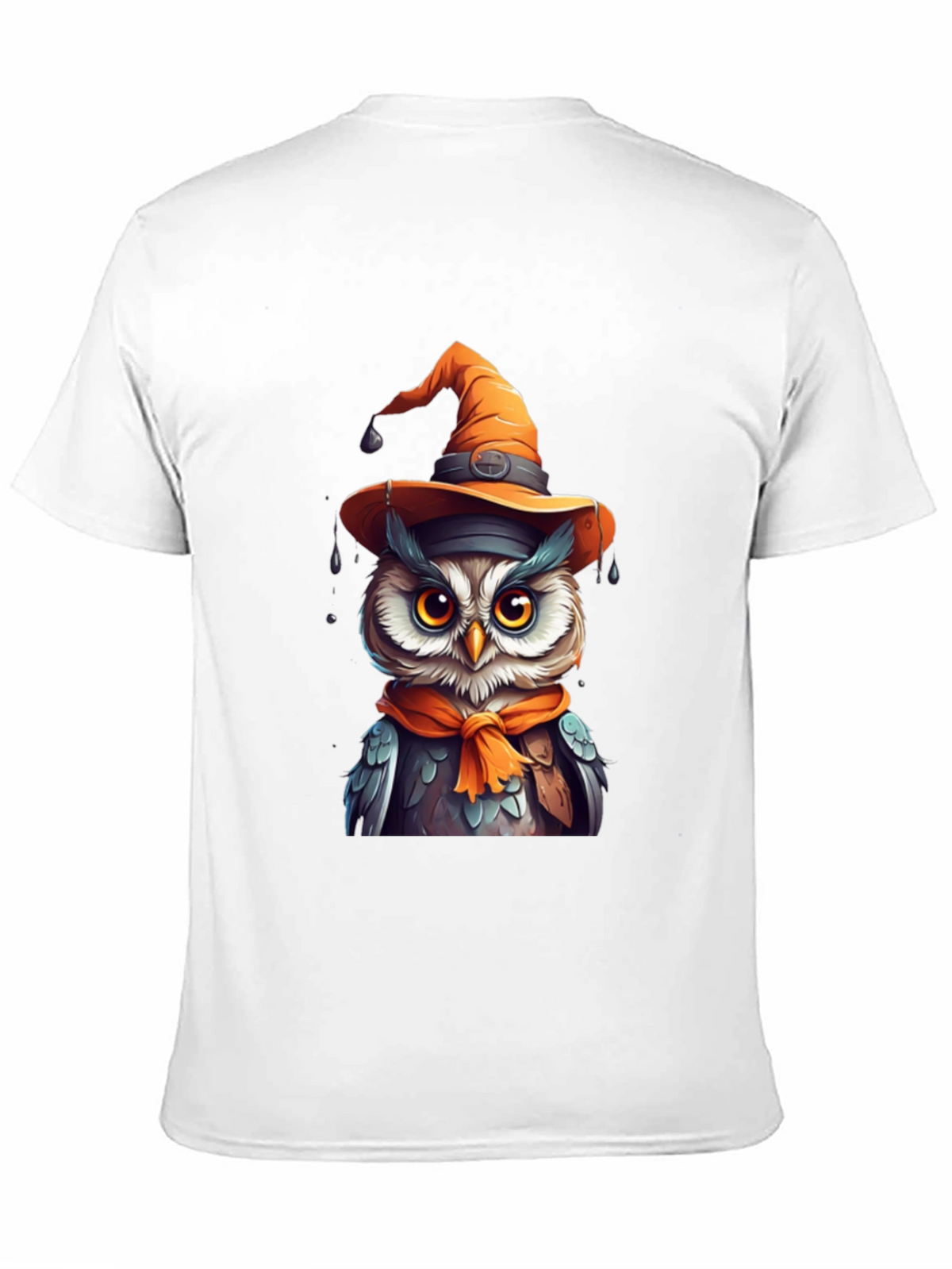 Halloween Owl T-Shirt - Witch Hat