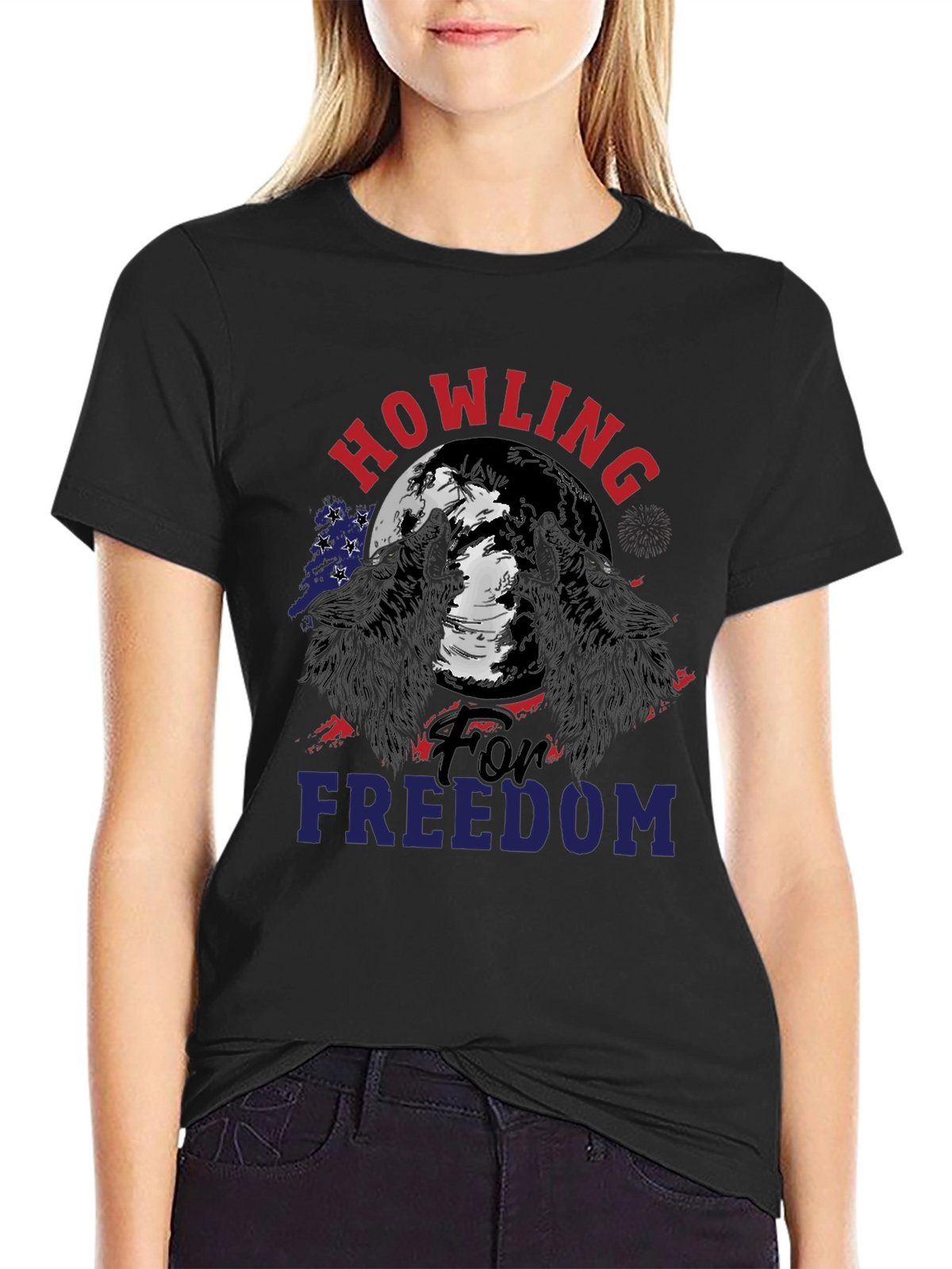 Howling for Freedom Graphic Tee