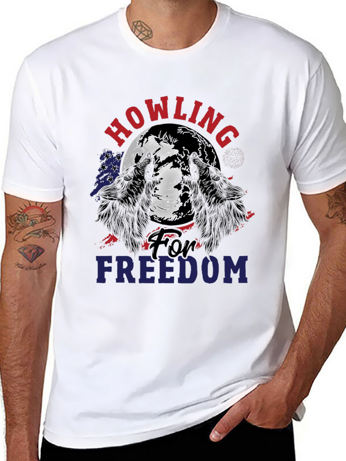 Howling for Freedom Graphic Tee