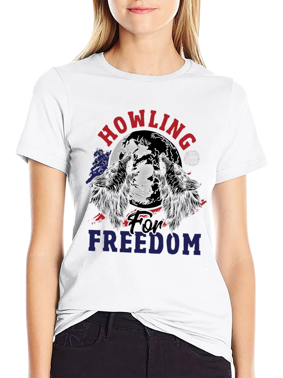Howling for Freedom Graphic Tee