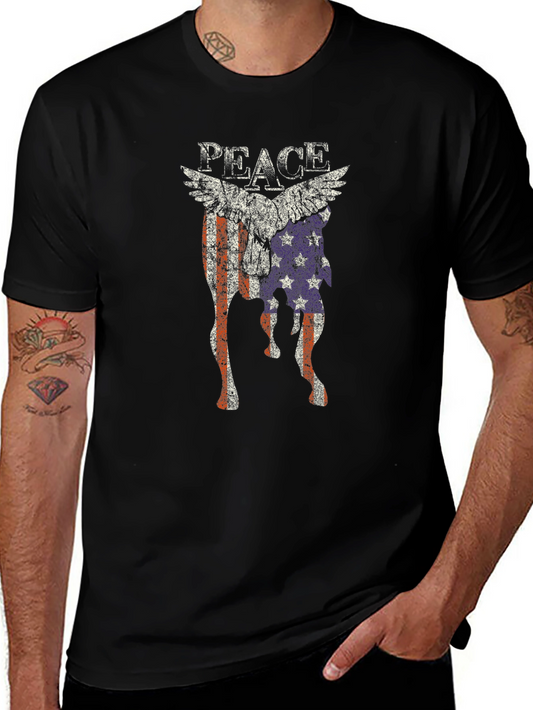 Peace Flag Graphic T-Shirt