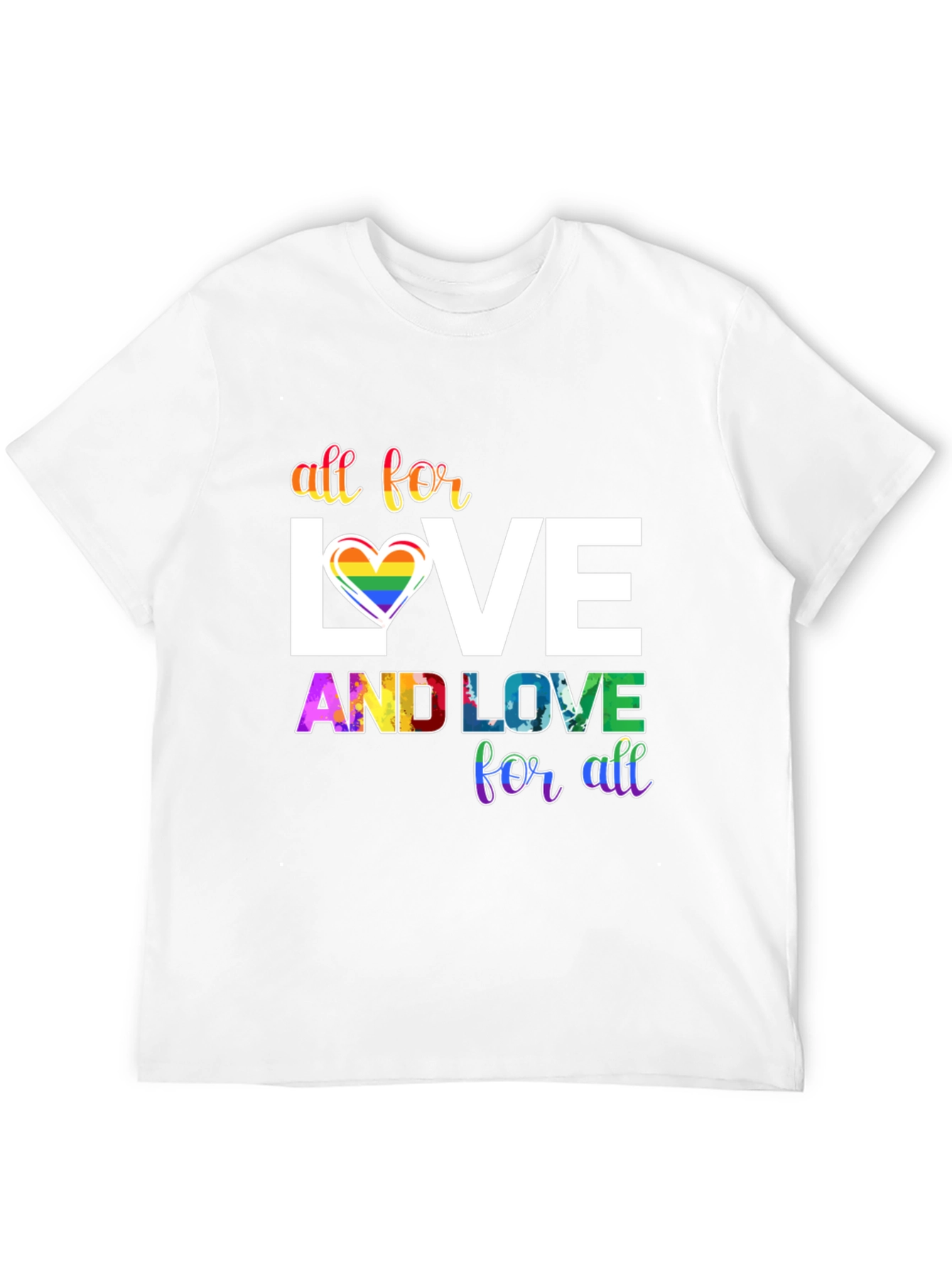 All for Love LGBTQ+ Pride T-Shirt