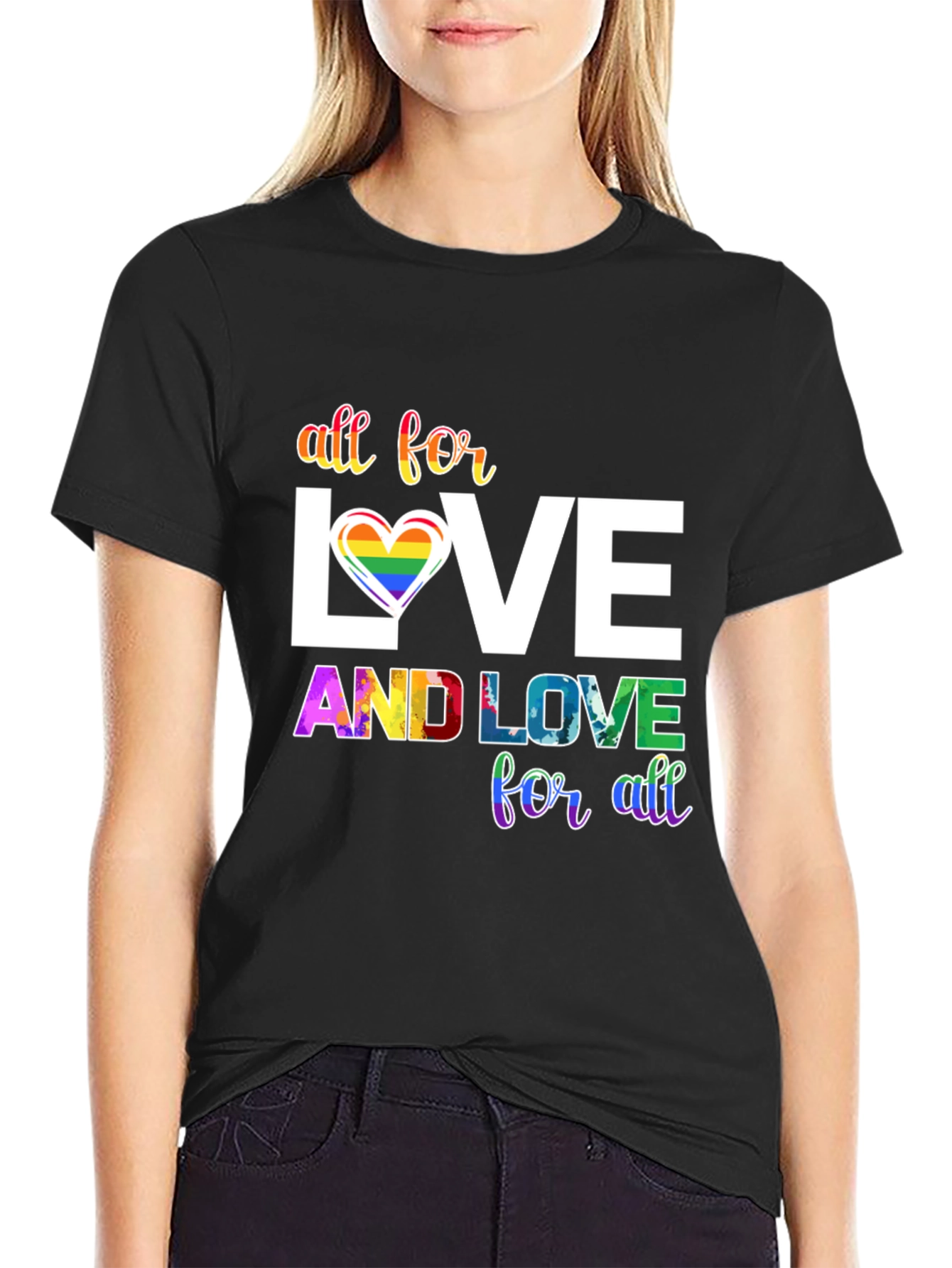 All for Love LGBTQ+ Pride T-Shirt