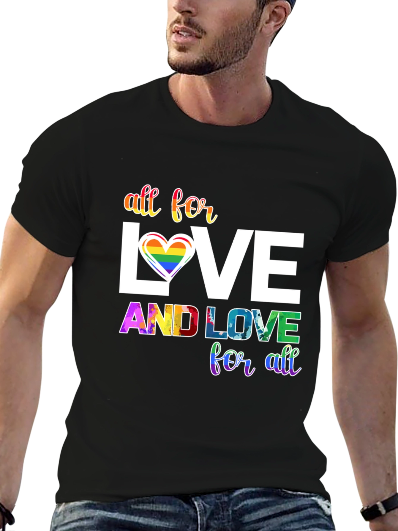 All for Love LGBTQ+ Pride T-Shirt