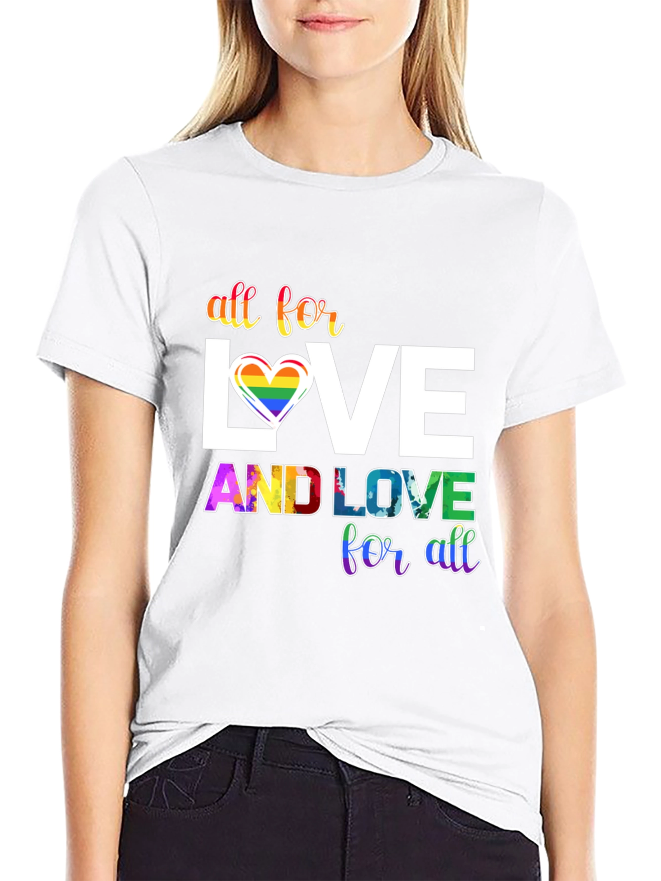 All for Love LGBTQ+ Pride T-Shirt